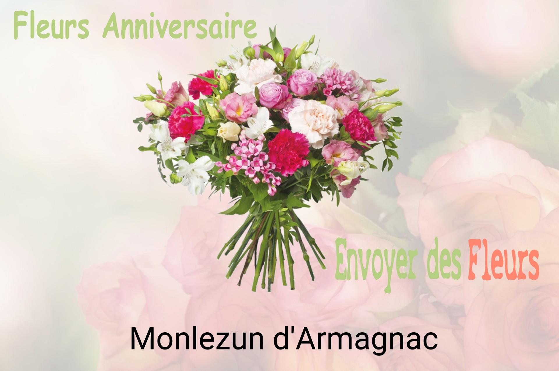Bouquet de fleurs d’anniversaire livré à Monlezun-d'Armagnac