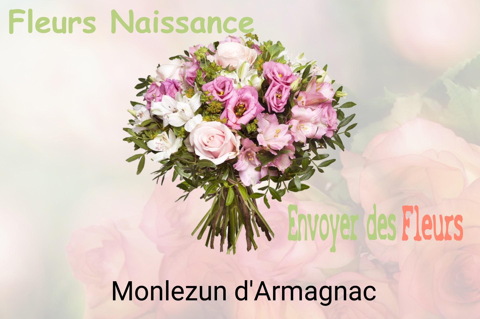Bouquet de fleurs de naissance livré à Monlezun-d'Armagnac